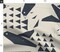 Abstract Cheater Quilt Birds Modern Geometric Triangles Minimalist Topper Farmhouse Two Tone Patchwork Bold Monochrome Wholecloth Shapes Faux Custom Printed Fabric by Spoonflower Various Fabrics by the Yard or Fat Quarter